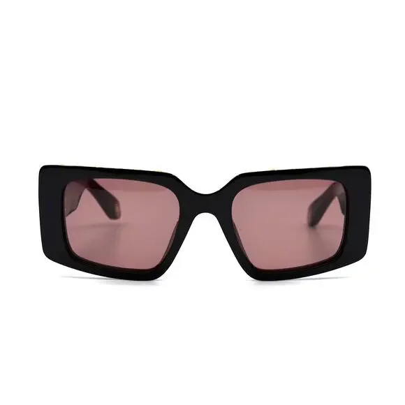 NEW ROBERTO CAVALLI SRC039S 700Y BLACK PURPLE LENS AUTHENTIC SUNGLASSES - Picture 3 of 13